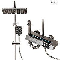 Πολυτελές σύστημα ντους με φωτιζόμενο μίκτη και οθόνη LED - DD523 - Sellzone.bg Πολυτελές σύστημα ντους με φωτιζόμενο μίκτη και οθόνη LED - DD523